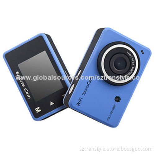Underwater cameras with WiFi function, 1.5-inch LCD, 1,080precord, waterproof for 20 meters